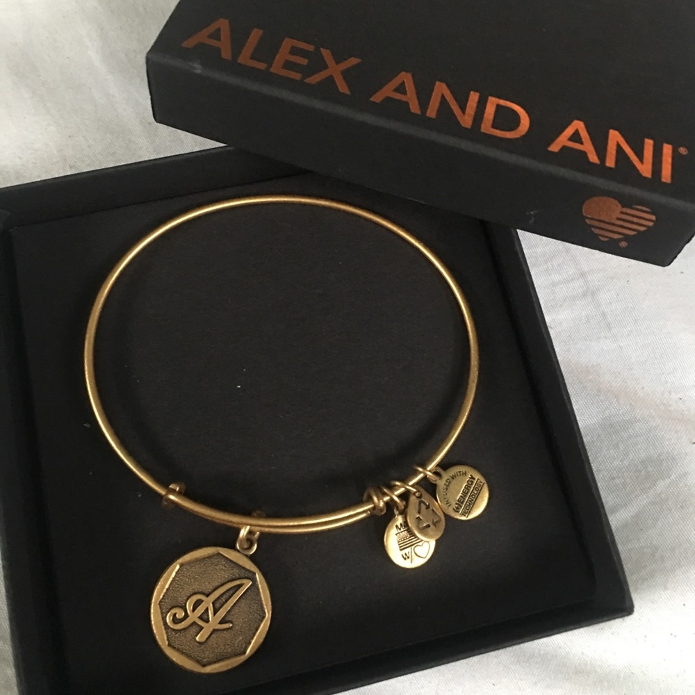 Alex and Ani Initial A RG